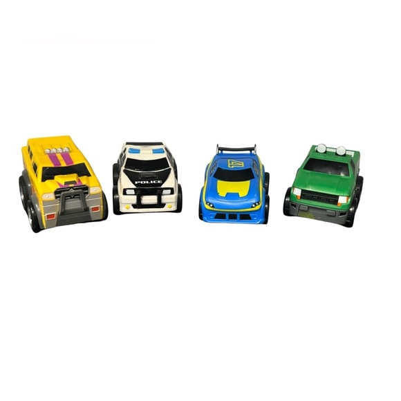 Kids Galaxy Soft Rubber Pull Back & Race Vehicles: 2014 - Picture 1 of 7